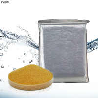 Résine à lit mixte DI ultra pure 0 TDS, polymère échangeur d'ions pour usage domestique, lavage de voitures et nettoyage de vitres, média filtrant pour le traitement de l'eau