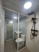 Villa préfabriquée moderne et respirante de 20 pieds à double aile extensible, effet bois, idéale pour les vacances en famille - Meilleures ventes
