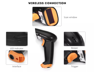 Netum radall S5 S8 xách tay không dây máy quét mã vạch lecteur mã barre cầm tay QR Máy quét mã vạch đọc 2D máy quét - Product Image 6