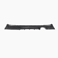 Difusor de Parachoques Trasero de Doble Salida Estilo M Sport en Negro Brillante ABS para BMW F22 2014-2017