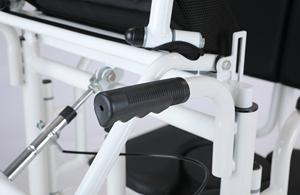 Chaise de transfert pour personnes handicapées, <span class=keywords><strong>fauteuil</strong></span> roulant de transfert pour personnes âgées et alitées, élévateur hydraulique en acier au carbone léger - Product Image 4