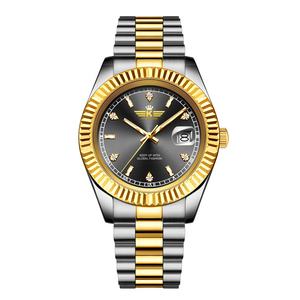 Reloj de Cuarzo Clásico de Lujo para Hombre, OEM ODM, Acero Inoxidable, Estilo Ejecutivo, Resistente al Agua 3BAR, Cristal de 36mm, Calendario, Personalizable - Product Image 5