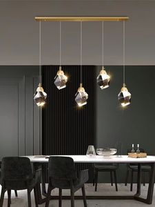 ثريا حديثة فاخرة على الطراز الاسكندنافي ، ثريا فاخرة ، فيلا فاخرة ، سلالم مزدوجة ، إضاءة متدلية للمطعم والمنزل ، معلقة من الكريستال لفترة طويلة - Product Image 4