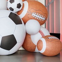 Ballon sportif gonflable géant, sphère miroir métallique, ballon flottant en PVC brillant, décoration d'événements, accessoires de fête, vente en gros OEM