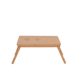 โต๊ะไม้ไผ่ปรับได้ทันสมัยทนทานพับได้เป็นมิตรกับสิ่งแวดล้อมแบบพกพาคอมพิวเตอร์แล็ปท็อปโต๊ะเล่นเกมสองชั้นการติดตั้งฟรี - Product Image 6