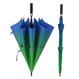 Double Canopy Vent Golf Umbrella Fiberglass <b>Frame</b> Windproof Quick Dry Umbrella for Golf Club Hotel Custom Logo - Product Image 1