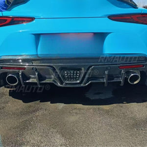 Para Toyota Supra MK5 A90 A91 2019+ Kit de carrocería difusor divisor de labio de parachoques trasero Protector de parachoques Cubierta Accesorios para coche - Product Image 3