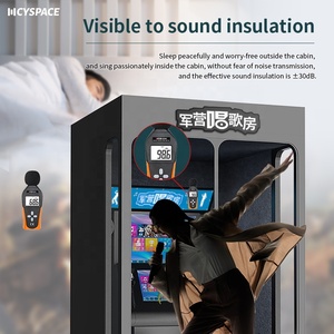 Kiosques de karaoké de studio professionnel Distributeurs automatiques intelligents Mini écran tactile Télécharger <span class=keywords><strong>MUSIQUE</strong></span> Vidéo Songs Booth pour immeuble de bureaux - Product Image 4