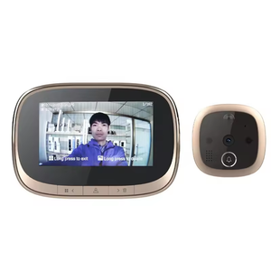 Sonnette vidéo intelligente Tuay avec écran couleur de 4.3 pouces Sonnette <span class=keywords><strong>numérique</strong></span> de sécurité à domicile avec <span class=keywords><strong>vision</strong></span> <span class=keywords><strong>nocturne</strong></span> et <span class=keywords><strong>judas</strong></span> Pir - Product Image 4