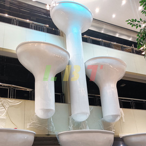 Colonnes décoratives en fibre de verre Libite, personnalisées pour l'aménagement extérieur des hôtels et bâtiments à petit budget - Product Image 4