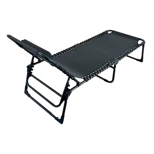 तकिया के साथ थोक कुर्सियां जो पीछे के स्टील फ्रेम अनुकूलित तह चेज़ पूल कुर्सियां आउटडोर सस्ती कुर्सी - Product Image 2