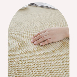 Tappeto Beige tappeto rosa moschea tappeto tacchino o soggiorno in poliestere di 10mm di spessore tessuto senza lavaggio - Product Image 2