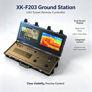 <strong>Delivery</strong> Drone Wireless Dual Screen Ground Control Station with IP Data Links Telemetry <strong>UAV</strong> Radio Smart Remote Controllers - Product Image 1