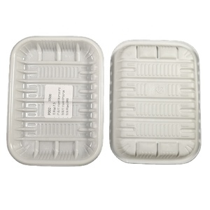 1914 Customized Food Packaging Blister PP Disposable Frozen Chicken Meat Plastic Food Tray