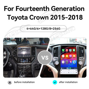 Ondördüncü nesil Toyota taç 13.6-2015 için 2018 inç GPS Navi dokunmatik ekran Carplay oto multimedya radyo çalar kafa ünitesi - Product Image 2