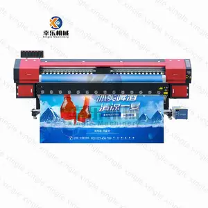 3.2m 10FT Flex Banner Large Grand Format Eco Solvant Imprimante Sublimation Vinyle Autocollant Traceur d'impression imprimante numérique à jet d'encre