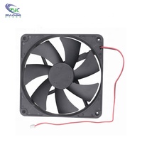 Ventilateur axial sans balais CC personnalisable de 140 mm, étanche, 14025 OEM/ODM, haute vitesse, plastique, 7 pales, 5V/12V/24V