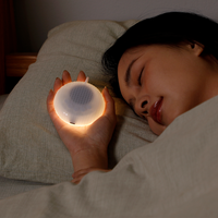 Mini veilleuse en plastique avec détection automatique des pleurs, machine à bruit blanc pour le sommeil, batterie 300 mAh, utilisation en extérieur
