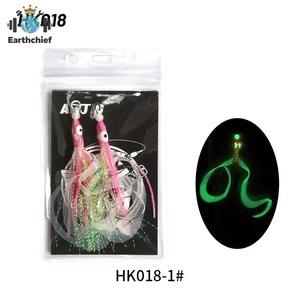 Hameçon bionique pour calamar Tianya <span class=keywords><strong>Saury</strong></span> avec ligne de pêche, hameçon lumineux pour la pêche en mer, jigging Luya, double hameçon pour pieuvre - Product Image 4
