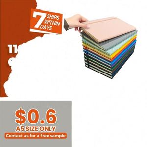 Wholesale Custom Logo Hardcover Notebooks A5 Waterproof Pu Leather Cheap Price Diary Printing Line in Stock <b>Journals</b> for Student - Product Image 2