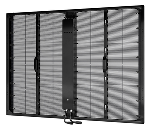High Transparency LED Grille <b>Display</b> for Glass Curtain <b>Wall</b> of Skyscraper - Product Image 1