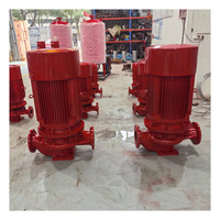 Pompa Air Sentrifugal Listrik 380V Tekanan Tinggi 15HP 25HP 30HP 75HP untuk Pemadam Kebakaran dan Air Limbah