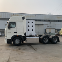 Bon marché d'occasion tracteur Sinotruk Howo T7 GNC 6*4 10 roues Transmission manuelle Euro 5 Emission 430HP en vente à chaud