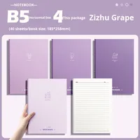 Carnet de notes journalier B5 épais et esthétique pour étudiants, classe et bureau