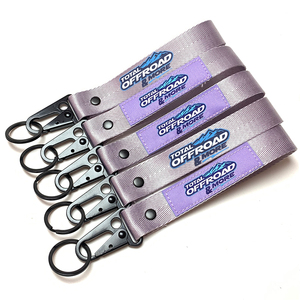 Biểu Tượng Tùy Chỉnh Nhật Bản Phim Hoạt Hình Anime Thăng Hoa In Ngắn Polyester Cổ Tay Dây Buộc Keychain Với Eagle Móc - Product Image 3