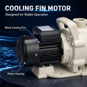 Pompa per Piscina <span class=keywords><strong>Winny</strong></span> Monofase a Velocità Variabile 0.55-2.2kW (0.75-3HP) ad Alta Efficienza in Plastica AC 220V di Facile Installazione - Product Image 4