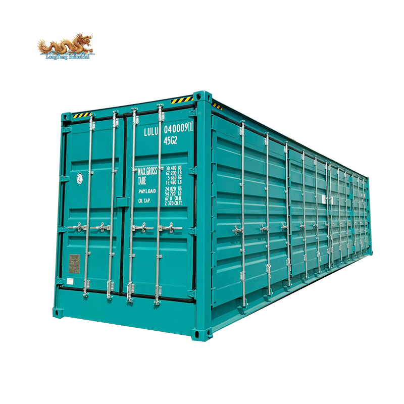 New 40FT High Cube Container with 4 Side Doors - 40 Open