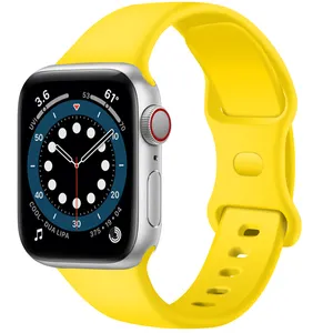 热销智能手表带时尚硅胶运动带适用于应用手表系列