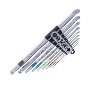 Jeu de clés hexagonales WISE SBS-2000, 9 pièces, clés hexagonales internes en acier à haute teneur en carbone chromé de qualité industrielle, 2,5-10 mm - Product Image 5