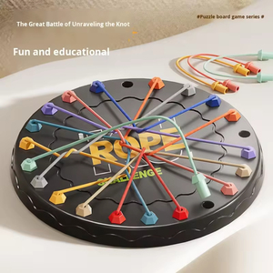 <span class=keywords><strong>Gioco</strong></span> <span class=keywords><strong>da</strong></span> <span class=keywords><strong>Tavolo</strong></span> Educativo Interattivo in Plastica, Puzzle 'Sfilaccia la Corda' con Giocattoli Antistress per Bambini Unisex - Product Image 2