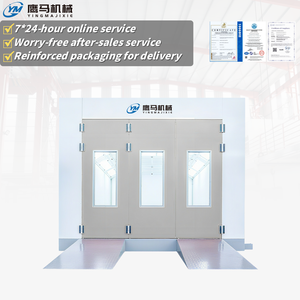 Cabine de peinture et de séchage diesel écologique de 36 kW, haute qualité, très demandée, pour la peinture et la cuisson des véhicules - Product Image 1