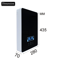Chauffe-eau électrique instantané pour salle de bain, 12000W, télécommande, étanche IPX4, économie d'énergie, bon prix