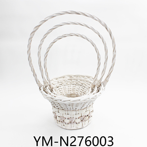 Venta directa de fábrica Firme Regalo tejido a mano de ratán Decorar Cesta de picnic de mimbre de sauce - Product Image 2