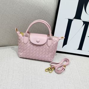 Latest Fashion Women <strong>Round</strong> Handle <strong>Woven</strong> Hand <strong>Bags</strong> for Ladies Small Handwork <strong>Woven</strong> <strong>Tote</strong> <strong>Bags</strong> From Guangzhou - Product Image 5