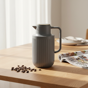 <span class=keywords><strong>Termo</strong></span> de Acero Inoxidable de Gran Capacidad con Asa de Madera para Agua Caliente y Café, Regalo Empresarial, Hervidor para Dormitorio - Product Image 6