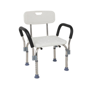 Adjustable Shower Chair Stainless Steel Non Slip <b>Bathroom</b> Safety Equipment 250 Kg Weight Capacity <b>For</b> Elderly And Pregnant Women - Product Image 2