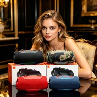 Altavoz Inalámbrico Portátil con Sonido Superior y Camuflaje, 12W, Hi-Fi Estéreo, Correa para el Hombro, Diseño Robusto, para Excursiones de Senderismo