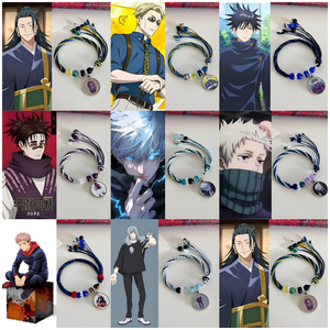 Hot New Style Trendy Designs Fashion <b>Beaded</b> Bracelets Satoru Gojo Anime Woven Bracelet for Women Anime Logo Hand Made Bracelet - Product Image 3