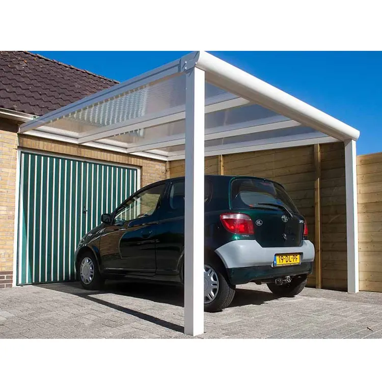 DIY Mount Aluminium Car Port Garagen Aluminium Carport Outdoor Alu Faltbare Car Canopy Parkplatz Carport