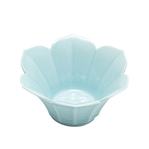 Bols à fruits en céramique en forme de lotus, petits plats à collation en porcelaine pour servir le thé à la maison - Product Image 5