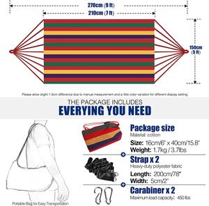 Woqi Võng Du Lịch Vải Cotton Gấp Đôi Người Mexico Cung Cấp Từ Nhà Máy Hamaca - Product Image 4