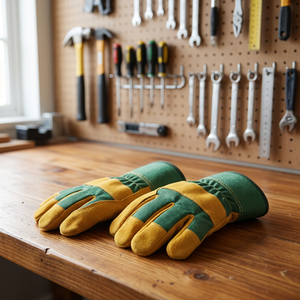 Guantes de Alta Calidad Resistentes al Calor, Transpirables, Hidratantes y Antideslizantes, Cómodos y Suaves, Blancos, Talla L, para Uso en Fábrica - Product Image 2