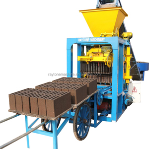 Máy làm khối rỗng trứng di động QT4-24 cho dây chuyền sản xuất gạch bê tông - Product Image 2