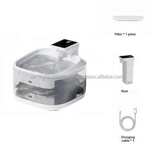 Mangeoire automatique intelligente pour animaux de compagnie Distributeur d'aliments secs en plastique pour chiens et chats - Product Image 1