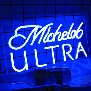 Venta al por mayor Led logo Light DONT OVER THINK SHIT Letrero de neón Michelob Ultra Wedding Dropshipping Letrero de neón para la decoración del hogar del dormitorio - Product Image 3
