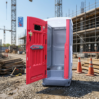 Toilettes mobiles modulaires publiques, remorque de toilettes portables de luxe